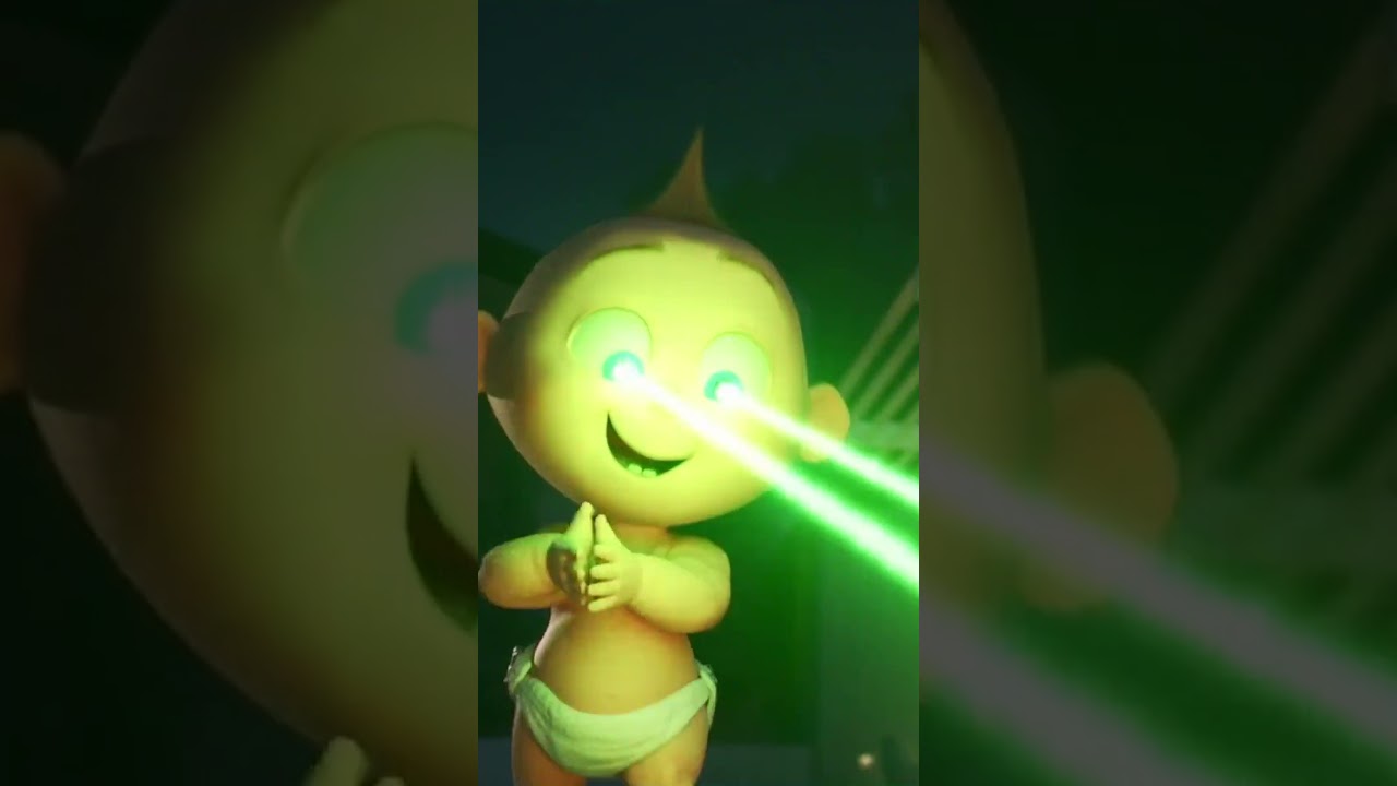 💥 Baby Hero Unleashes Laser Eyes! | Incredibles 2 | Disney Kids