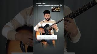 Tere Bina - A.R. Rahman | Easy Guitar Tabs - GURU #shorts #guitar #terebina #arrahman