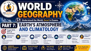 🔥 🔥 Geography MASTERCLASS | Part 7 | Earth's Atmosphere, Temperature profile | 