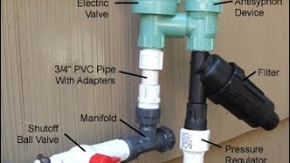 How to install a pressure regulator for a drip system