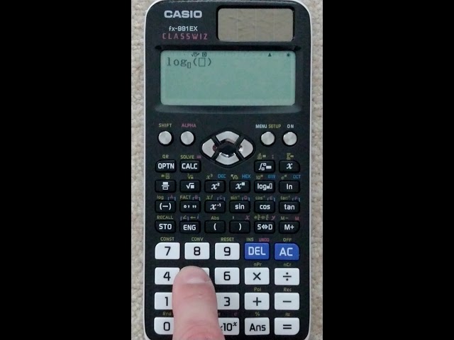 CASIO fx-991EX - Working with logs - YouTube