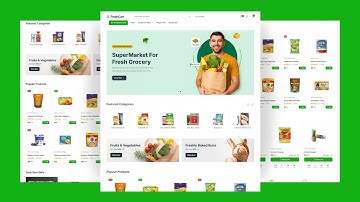 FreshCart – Responsive Tailwind CSS eCommerce Website Template || Free Source Code