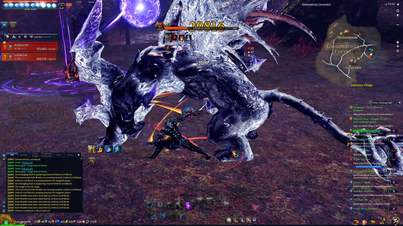 Blade and Soul 2 man GloomDross Ice Forcemaster