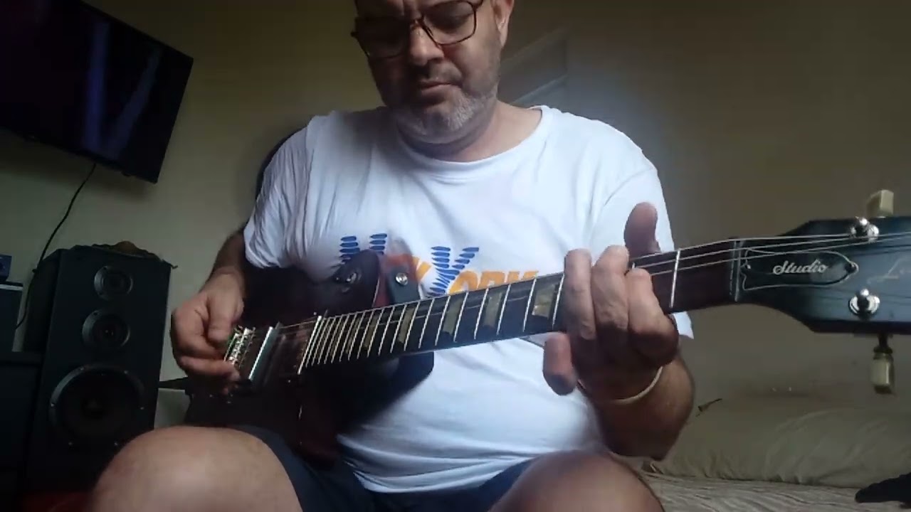 probando la les paul..