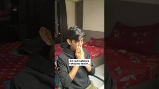 Om Raut Watching the New Ramayan Teaser 😂🔥 | #Shorts