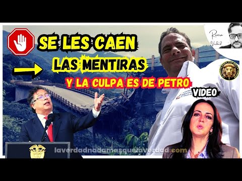 SE LES CAEN LAS MENTIRAS Y LA CULPA ES DE PETRO