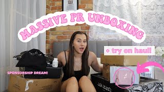 MASSIVE PR UNBOXING & TRY ON!