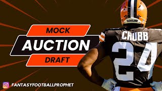 Fantasy Football Auction Mock Draft Review [Can You Win With Hero RB and Sit & Wait Strategies?]