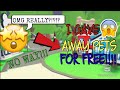 I gave away my pets for free in adopt me  30 subs special 