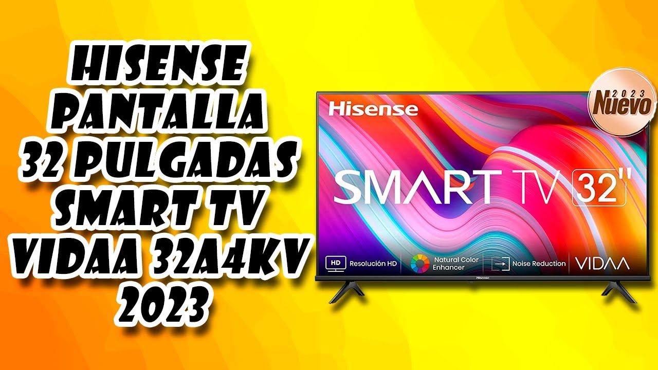 Hisense Pantalla 32 Pulgadas Smart TV VIDAA 32A4KV : : Hogar  y Cocina