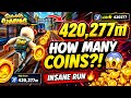 420,277m Run 😱 How Many Coins Did I Get?!