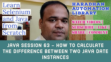 Java #63 - How to Calculate the Difference Between Two Java Date Instances