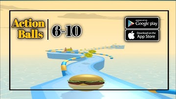 Action Balls | LVL 6-10 | All levels Gameplay (Android, iOS)