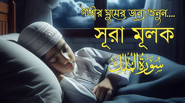 ভালো ঘুমের জন্য আবেগময়ী কন্ঠে শুনুন সুরা মূলক। Listen to Surah Mulk for relaxing sleep. سورة الملك