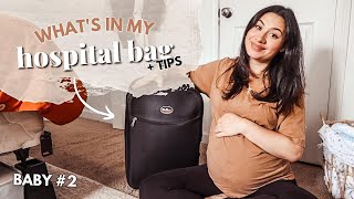 What&#39;s in My Hospital Bag as a 2nd Time Mom + Tips | 2024