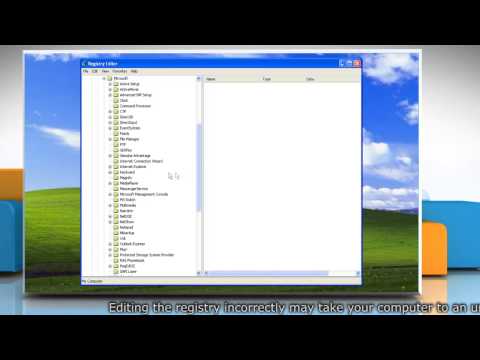 Windows® XP: How to remove programs from the "Open with" menu