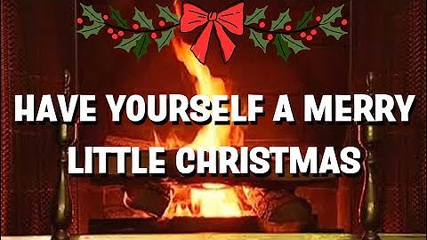 Martina McBride - Have Yourself a Merry Little Christmas (Fireplace Video - Christmas Songs)