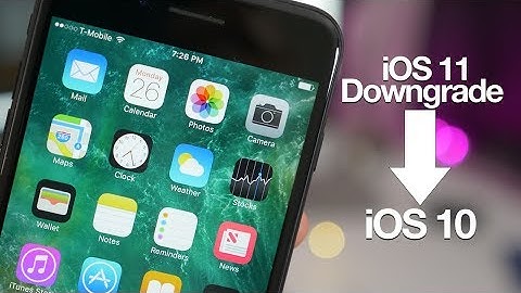 how to downgrade ios 11 to ios 10 on iphone, ipod, ipad