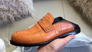 loewe slip on loafer