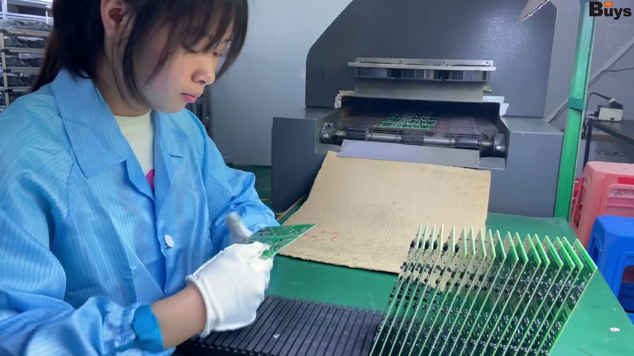 Our Manufacturing Capabilities- Electronic production line for speaker