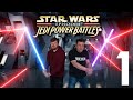 LETS PLAY STAR WARS JEDI POWER BATTLES w/ Jack and his Dad | The 716th Legion Gaming