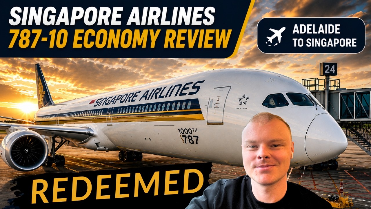 Singapore Airlines 787-10 Economy Review | Adelaide to Singapore