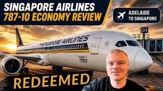 Full Singapore Airlines 787-10 Economy Review | Adelaide to Singapore Update