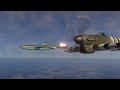 Raf hawker typhoon takes down v1 flying bomb doodlebug  blender 33