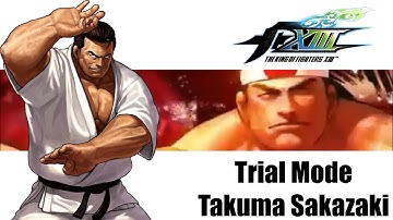 King of Fighters XIII - Trial Mode : Takuma Sakazaki