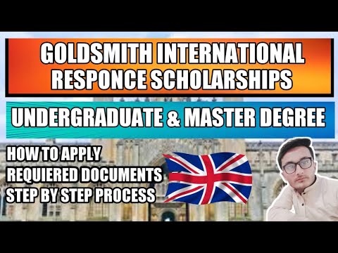 Goldsmiths International Response Scholarship 2022