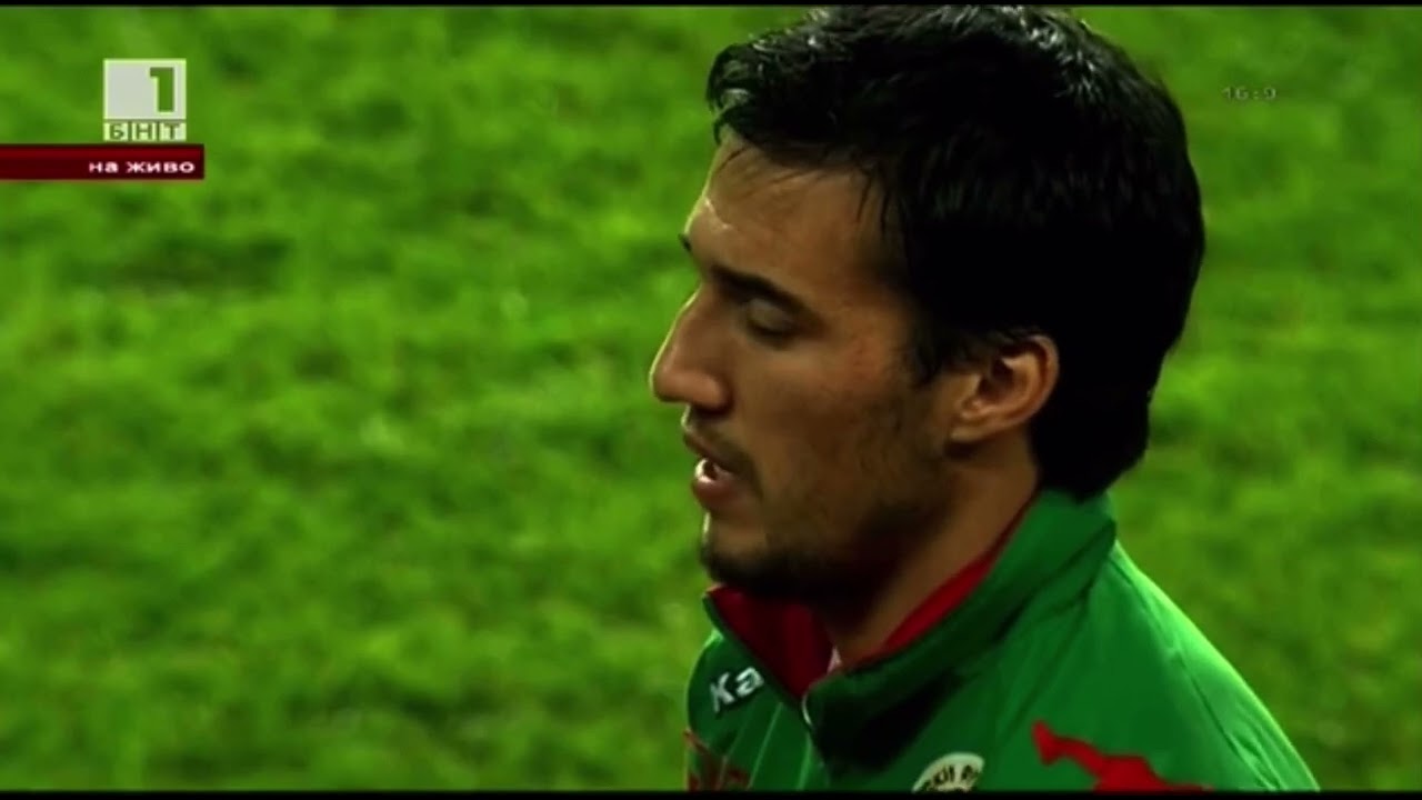 World Cup 2014 Qualifiers (European zone): Denmark - Bulgaria (national anthem)