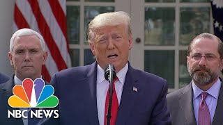 Trump Declares A National Emergency Over The Coronavirus Outbreak | NBC News