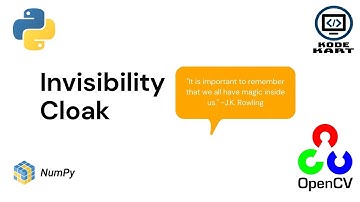 Invisibility Cloak : Opencv || Numpy || Python