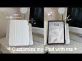 How to customize your iPad 📧 aesthetic wallpaper, widgets, app icons and more!! 🤍✨