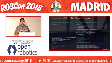 ROSCon 2018 Madrid ROS 2 on Autonomous Driving Vehicles