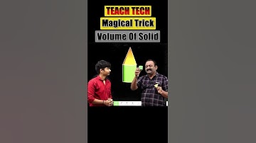 Volume Of  Solid | Teach Tech