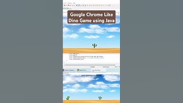 Google Chrome Like Dino Game using Java #coding #games #code #codesandbox #codelabs #codegames #java