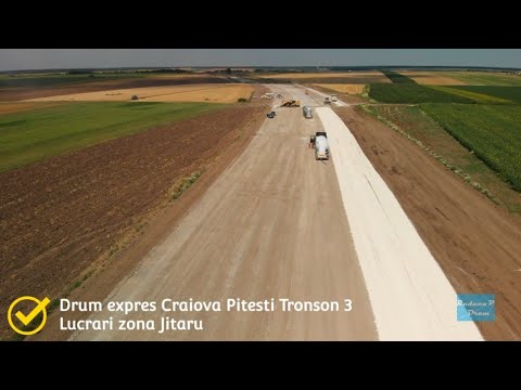 Drum expres Craiova Pitesti DX12 Tronson 3 | Lucrari zona Jitaru 10.07.2021