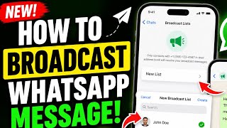 How to Create a WhatsApp Broadcast List (2026)