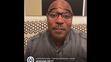 Jeremiah 29:11 - Joshua Symonette: National Community Church (23 January 2021) Verse of the Day