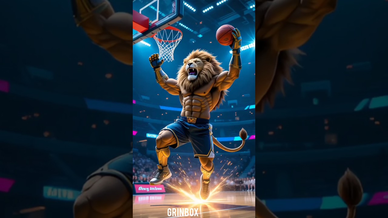 "Unstoppable ANIMAL TITANS Dunk Contest 🏀🔥 | Futuristic Basketball Showdown” 