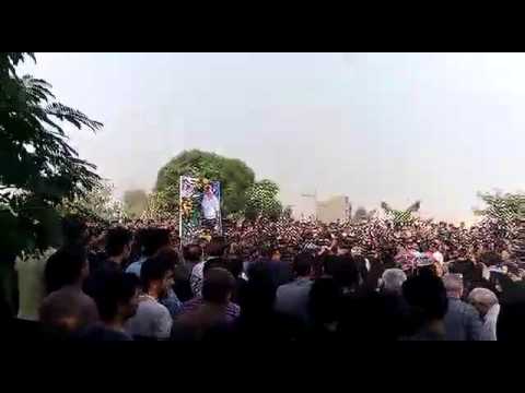 خاکسپاری و تشیع جنازه آ فرزاد سوزنده از قوم بختیاری طایفه بلیوند روحش شاد و یادش گرامی