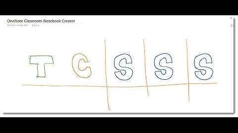 OneNote Class Notebook Creator Introduction