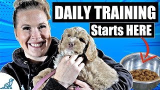Every Good Puppy Training Schedule Starts With THIS!