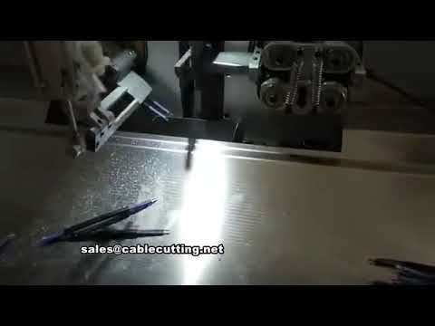 Automatic Cable Wire Cutting, Stripping, and Crimping Machine with Twisting and Tinning