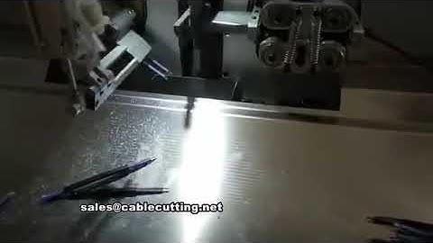 Automatic cable wire cutting stripping crimping Machine, twisting crimping and tinning