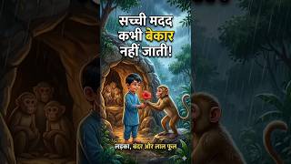 लरका बंदर और लाल फूल कि कहानी है#ai #money #status #trending