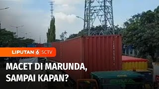 Live Report: Jalan Akses Marunda Ditutup, Perbaikan Jalan Ambles | Liputan 6
