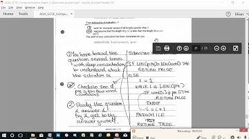GCSE AQA Computer Science No10 Pseudocode