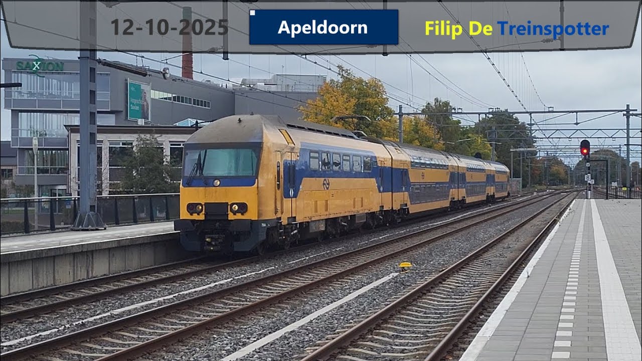 Treinen op station Apeldoorn - 12 oktober 2025